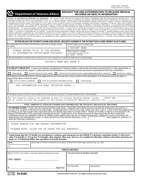 Sample Completed Form 10 5345 Department Of Radiology Uwmadison
