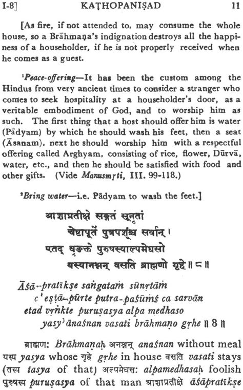 Katha Upanishad Sanskri Text Transliteration Word To Word Meaning