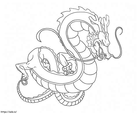 Great Shenron Coloring Page