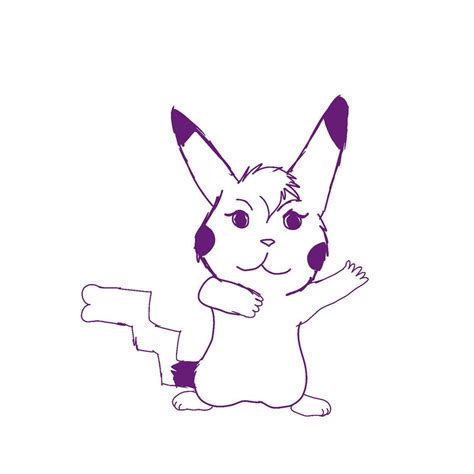 Pikachu Sketch By Whispering Spirit On Deviantart