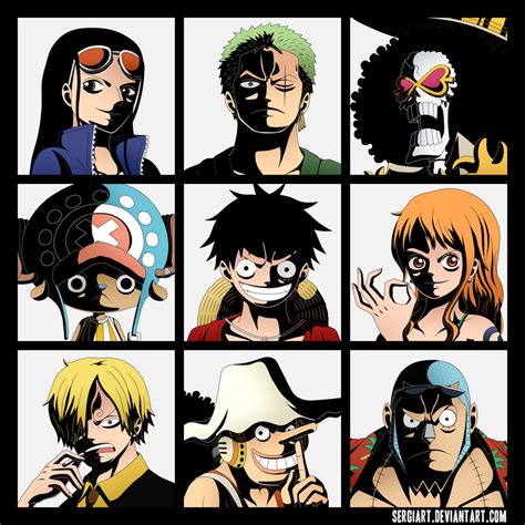 One Piece The Nine Pirates By Sergiart On Deviantart