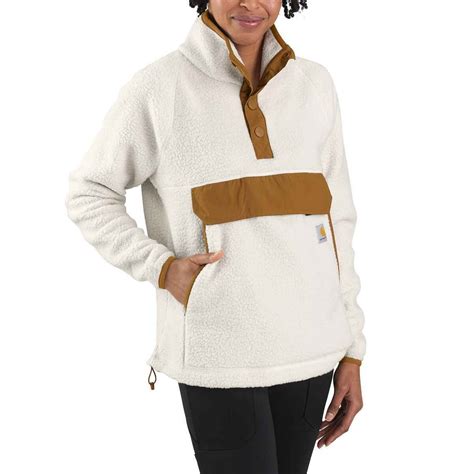 Carhartt Womens Relaxed Fit Fleece Pullover Jacket Sportsmans Warehouse