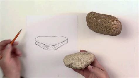 How To Draw Rocks Youtube