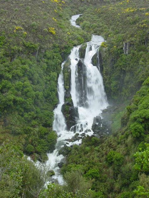 Waipunga Falls Dramatic Roadside Waterfall Near Taupo
