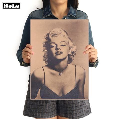 Vintage Sexy Marilyn Monroe Classic Photo Poster Cafe Bar Home Decor