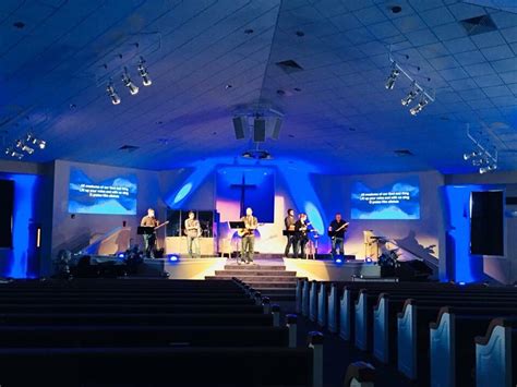 Stage Lighting Rental For Night Of Worship At Community Christian