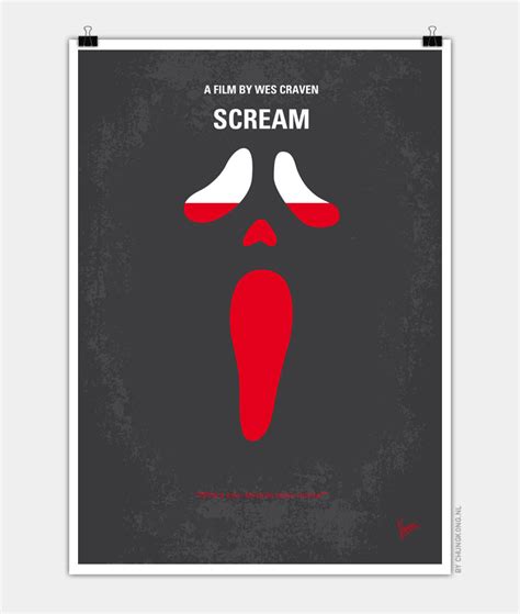 No121 My Scream Minimal Movie Poster Chungkong