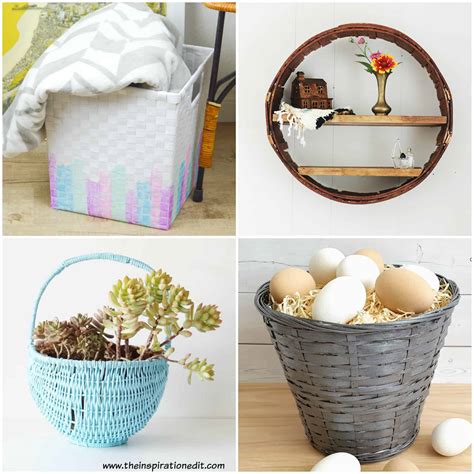 Amazing Upcycling Projects Using Baskets · The Inspiration Edit