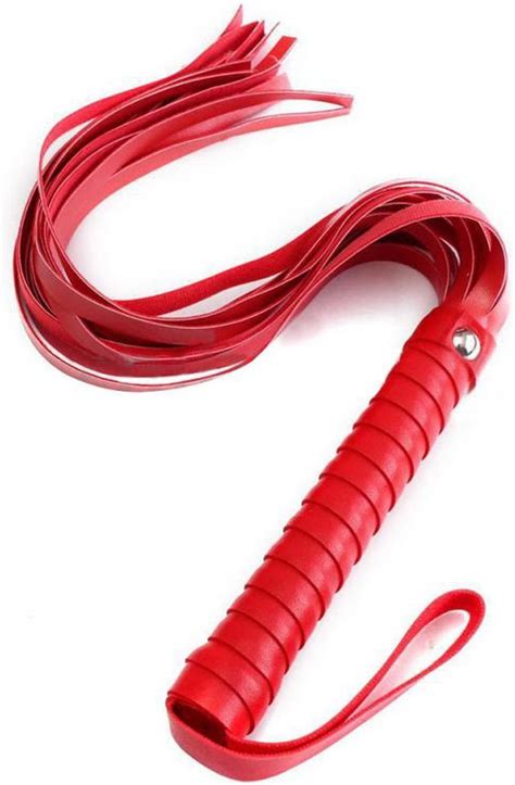 Pu Leather Whip Fetish Bdsm Adult Sex Toy For Couples Sex