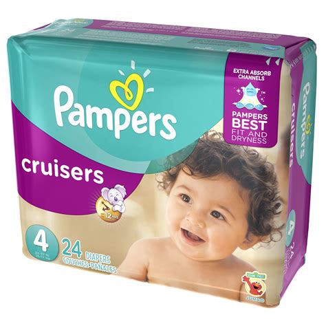 Pampers Cruisers Diapers Size 4 24 Count