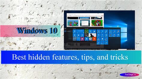 Windows 10 Best Hidden Features Tips And Tricks 1080p Youtube