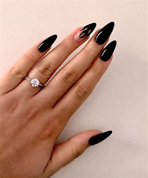40 Black Nail Designs To Try This Year Ray Amaari In 2021 Short
