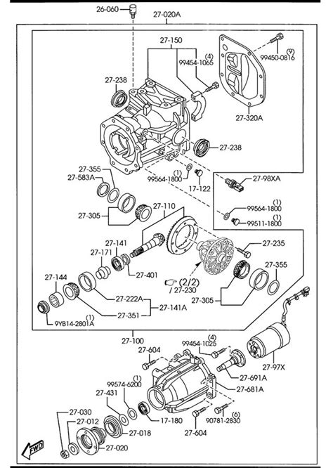 Mazda Cx 9 Coupling Unit Included With Differential Assembly Cx 7