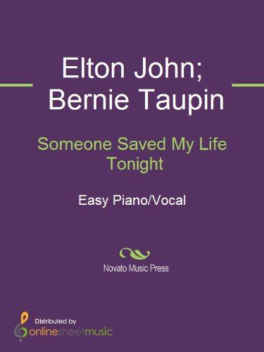 Someone Saved My Life Tonight English Edition Ebook Bernie Taupin