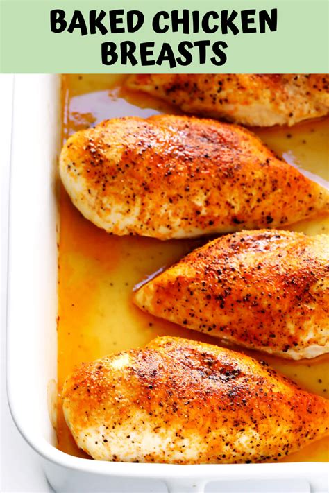 baked skinless boneless chicken breast health meal prep ideas