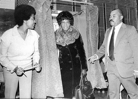 November 07 Congresswoman Shirley Chisholm Looking Out Of Voting Booth