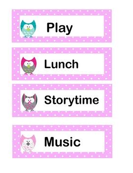 Maybe you would like to learn more about one of these? Pink Preschool Schedule Cards by AndieBits | Teachers Pay Teachers