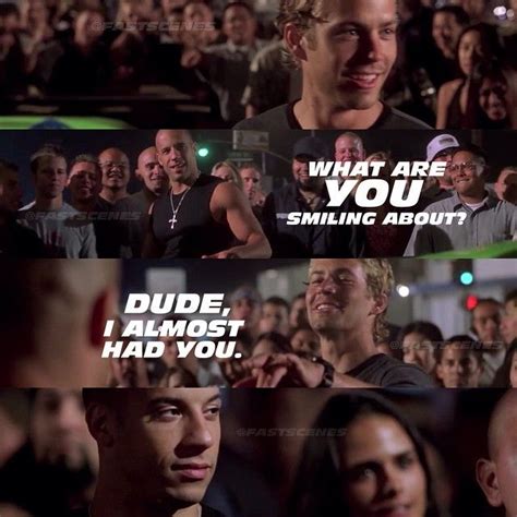 Dominic Toretto And Brian Oconnor Vin Diesel And Paul Walker Fast