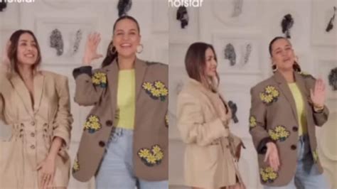 miwm malaika arora and her bff neha dhupia set dance floor on fire with their killer moves