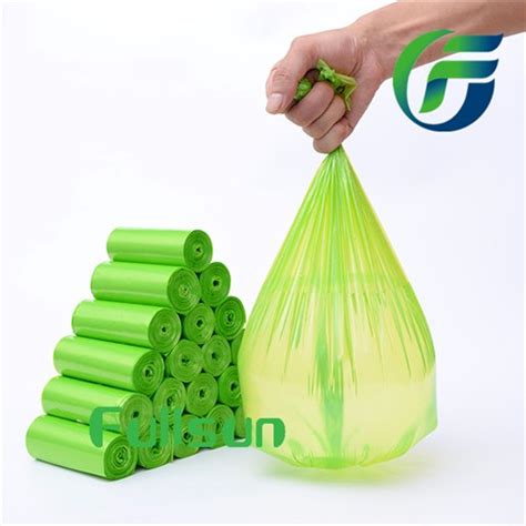 أكياس قمامة بلاستيكية قابلة للتحلل انخفاض سعر أكياس قمامة بلاستيكية