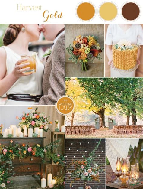 Harvest Gold Wedding Inspiration In Rich Autumn Hues See More