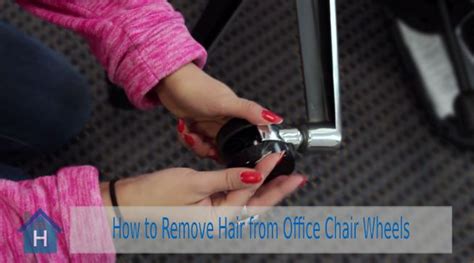 You have to let it dry or wash after removing the hair. How to Remove Hair from Office Chair Wheels Following ...