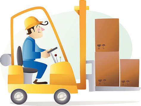 Royalty Free Forklift Operator Clip Art Vector Images And Illustrations