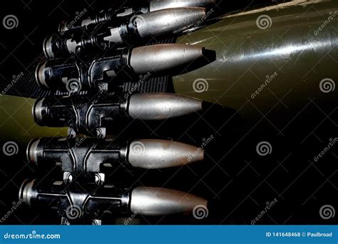 Linked 30 Mm Cannon Shells Stock Photo Image Of Numbers Panels