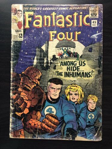 Fantastic Four 45 First Appearance Of The Inhumans