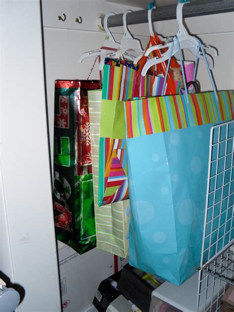 Maybe you would like to learn more about one of these? Live And Learn And Love It.: Gift Bag Storage Idea