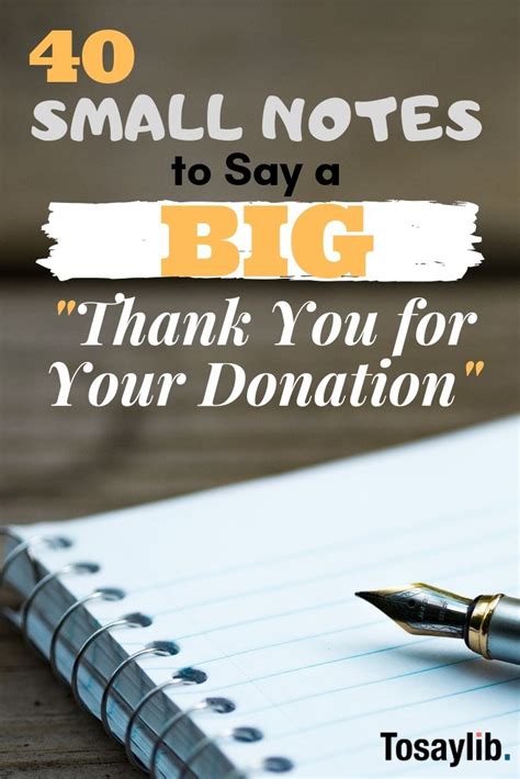 Maybe you would like to learn more about one of these? 40 Small Notes to Say A Big "Thank You for Your Donation" | Thank you card sayings, Writing ...