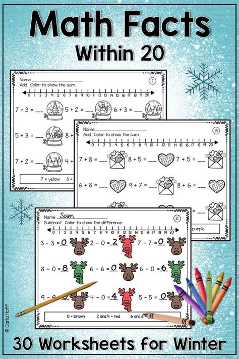 winter themed worksheets   fun  effective