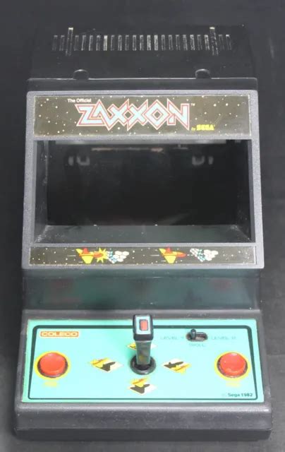 1983 Coleco Zaxxon Tabletop Arcade Game By Sega Electronic Partsrepair 7999 Picclick