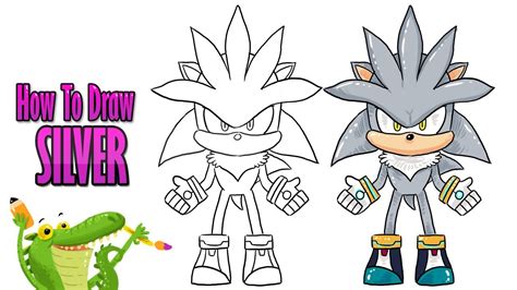 Silver The Hedgehog Drawing Easy