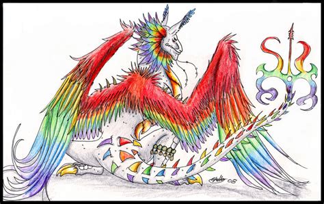 Rainbow Dragon By Yomandas On Deviantart