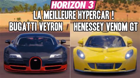 Forza Horizon 3 Bugatti Veyron Vs Henessey Venom Gt Youtube