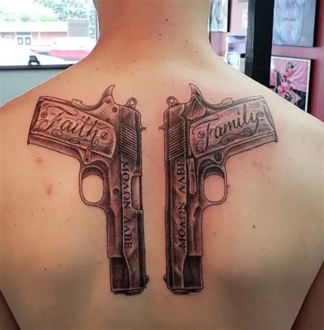 20 Stunning 1911 Pistol Tattoos Ideas Tattoo Twist
