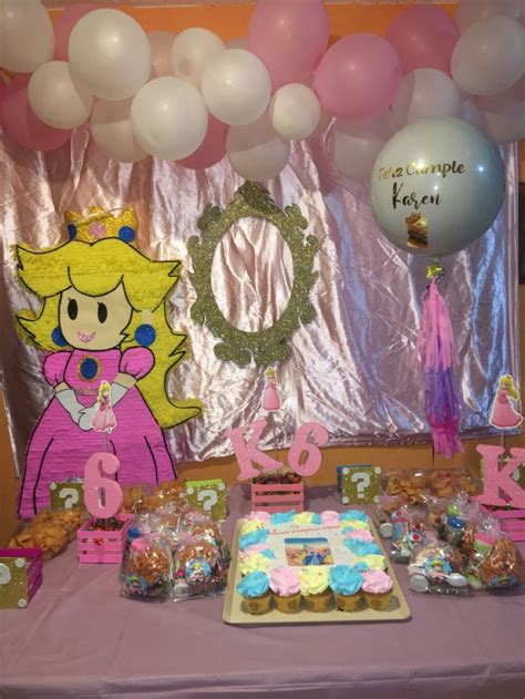 Decoración Princesa Peach En 2022 Fiesta Princesa Peach Princesa