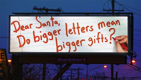 Burkhart Creates Largest Santa Letter Billboard Insider