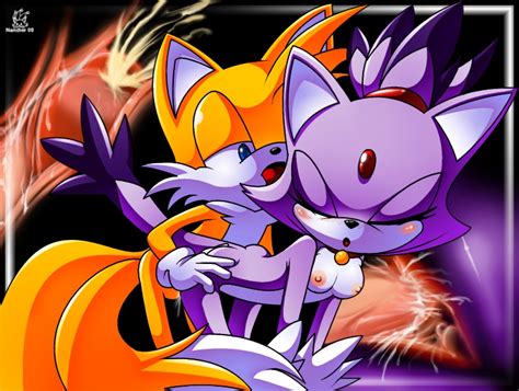 Nancher Blaze The Cat Tails Sonic Sega Sonic Series Artist Name Breasts Cat Cum Cum