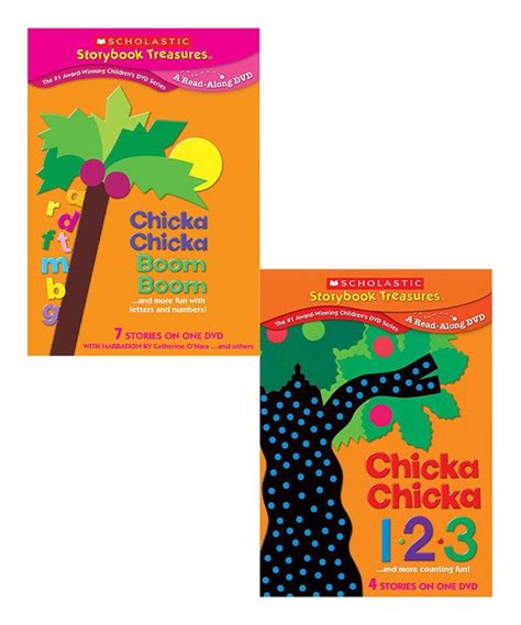 Scholastic Chicka Chicka 123 And Chicka Chicka Boom Boom Dvd Set Chicka Chicka Boom Boom Chicka