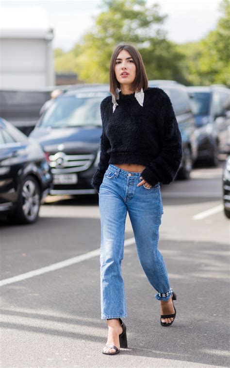 Denim Street Style From London Fashion Week Ss18 The Jeans Blog