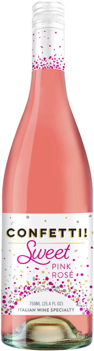 Confetti Sweet Pink Rosé 750ml Bremers Wine And Liquor