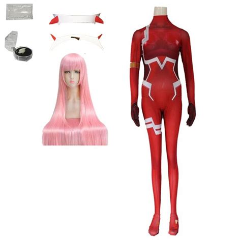 Darling In The Franxx Zero Two Cosplay Costume For Women Halloween Costume Christmas Carnival