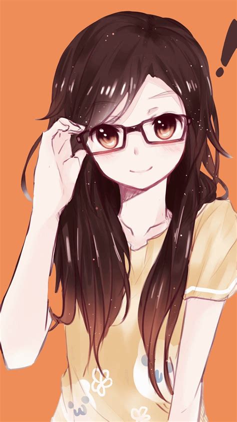 Anime Girl With Glasses Kawaii Maxipx