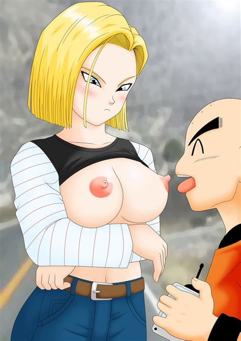 rule 34 android 18 dragon ball dragon ball z female human krillin kuririn male straight tagme