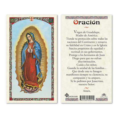Oración a la Virgen de Guadalupe por protección Catalogo de Oraciones
