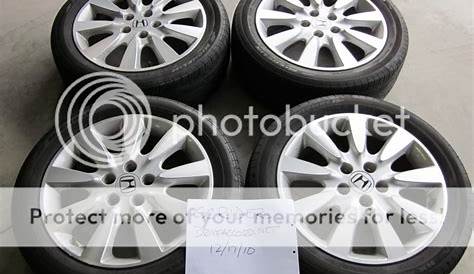 SOLD - 17" 9 spoke OEM 2007 Accord wheels and tires - PRICE REDUCED