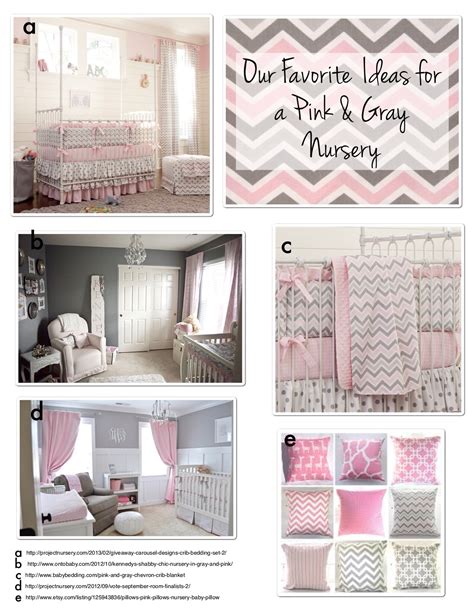 Pink And Gray Nursery Ideas