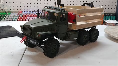 Wpl B Ural Wooded Bed And Leds Youtube